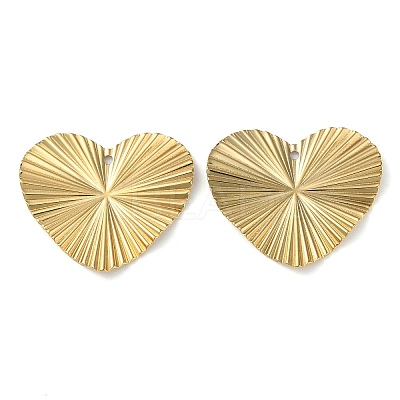 304 Stainless Steel Pendants X-STAS-Q308-02G-1
