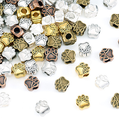 Tibetan Style Alloy European Beads MPDL-TA0001-03-RS-1