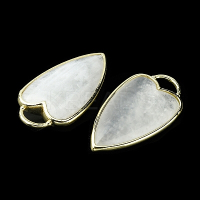 Natural White Moonstone Pendants G-O204-02J-1