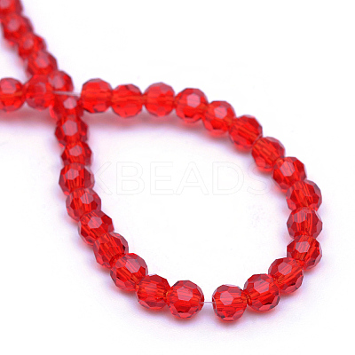 Transparent Glass Bead Strands LS-GLAA-R166-3mm-01D-1