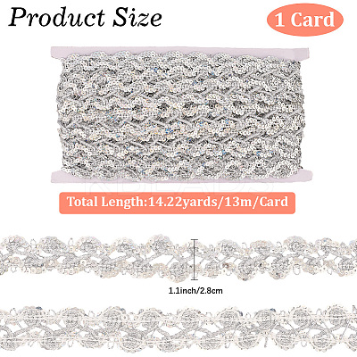 Metallic Braided Lace Trim OCOR-WH20020-23A-1