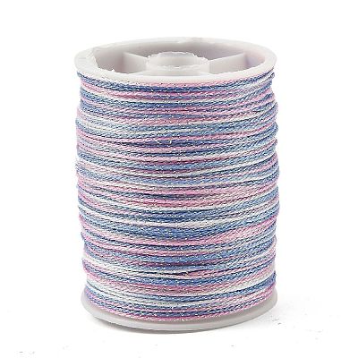 12 Rolls 12 Colors Polyester Cord OCOR-L046-B01-1