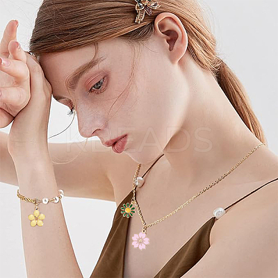 28 Styles Alloy Enamel Charms ENAM-YW0004-84-1