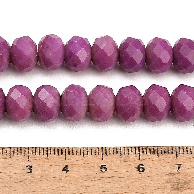 Faceted Dyed Natural White Jade Beads Strands GG-CBAE966-01B-B-1