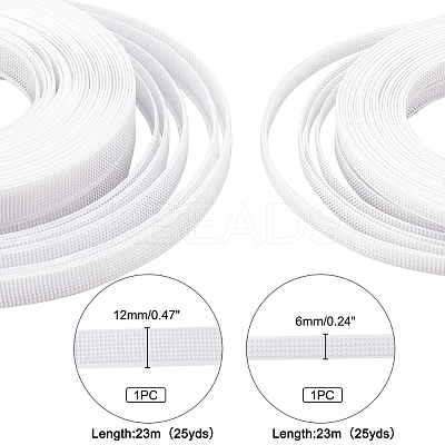44~45M 2 Style Polyester & Plastic Boning Sewing Wedding Dress Fabric OCOR-PH0001-40-1