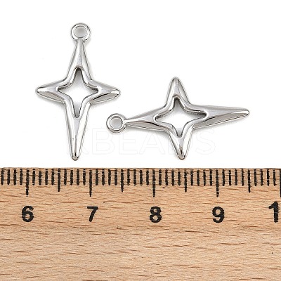 304 Stainless Steel Pendants STAS-L303-17P-1