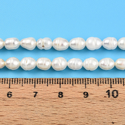 Natural Cultured Freshwater Pearl Beads Strands PEAR-N012-05Y-1