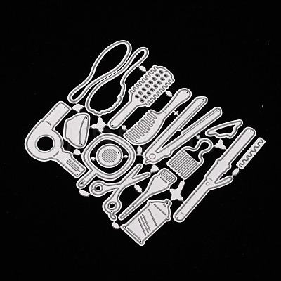 Hair Styling Tool Carbon Steel Cutting Dies Stencils X-DIY-A008-15-1