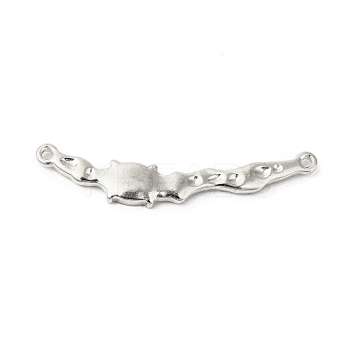 Non-Tarnish 304 Stainless Steel Cabochon Connector Settings STAS-L268-004P-1