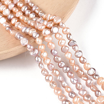 Natural Cultured Freshwater Pearl Beads Strands PEAR-N027-01A-1