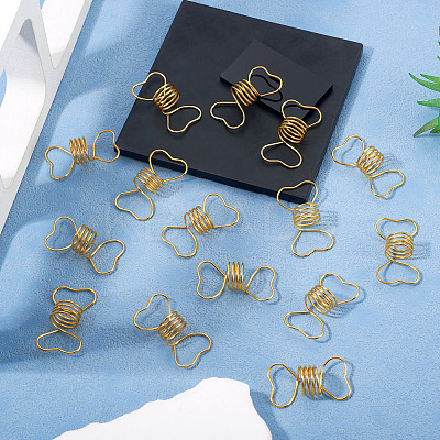 30Pcs Alloy Dreadlocks Hair Rings Decoration OHAR-TA0001-13-1