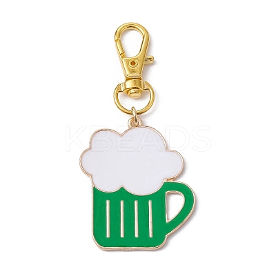 Alloy Enamel Pendant Decorations HJEW-JM01492-1