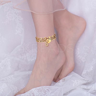 Anklets Sets AJEW-AN00383-12-1