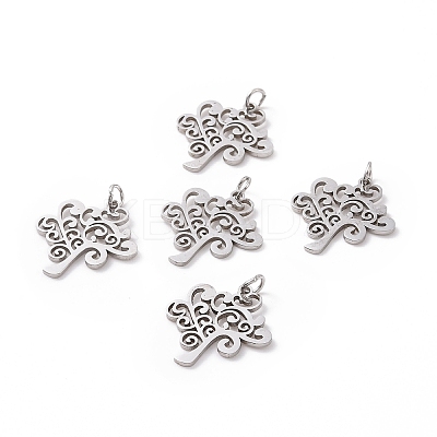Tarnish Resistant 304 Stainless Steel Pendants LS-STAS-S105-T517S-1
