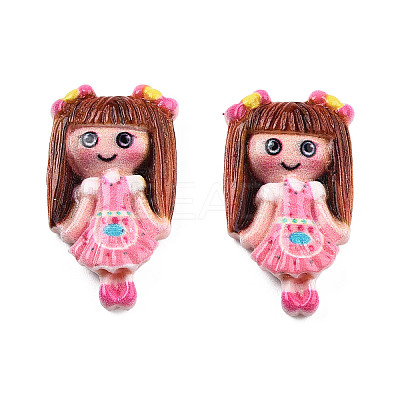 Opaque Resin Cabochons LS-CRES-N018-052-1