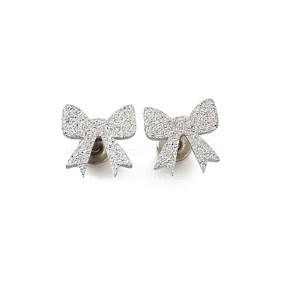 304 Stainless Steel Stud Earrings EJEW-H161-01P-F-1