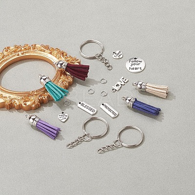 DIY Keychain Making Kit DIY-YW0003-69-1