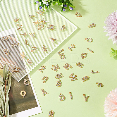 2 Sets Alloy Rhinestone Charms ENAM-TA0008-99LG-1