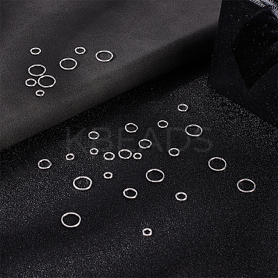 600Pcs 4 Styles 304 Stainless Steel Open Jump Rings STAS-BBC0006-01-1