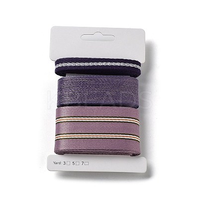 9 Yards 3 Styles Polyester Ribbon SRIB-C002-07D-1