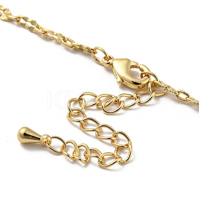 Faceted Teardrop Glass Beads Bib Necklaces NJEW-R263-07G-1