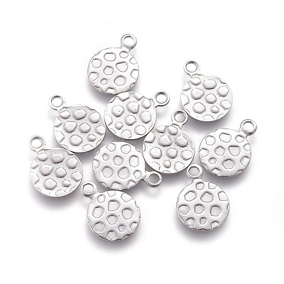 Non-Tarnish 304 Stainless Steel Charms LS-STAS-E455-01P-10mm-1