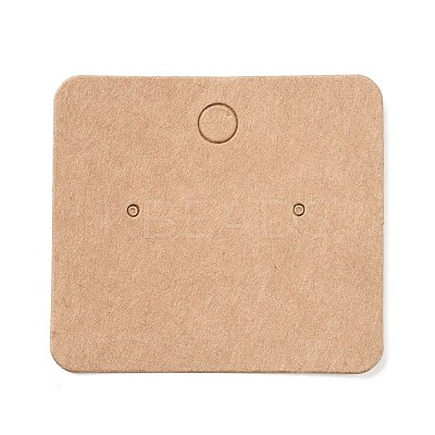 Blank Kraft Paper Earring Display Cards CDIS-G005-05-1