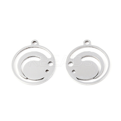 Non-Tarnish 201 Stainless Steel Pendants STAS-N091-173P-1