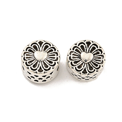 Rack Plating Alloy European Beads FIND-B034-26AS-1