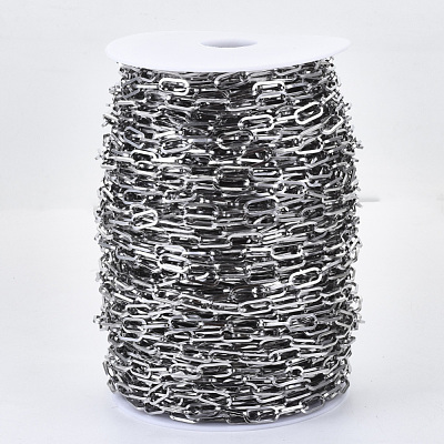 Tarnish Resistant 304 Stainless Steel Paperclip Chains CHS-S001-04A-P-1