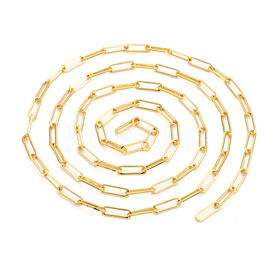 Brass Paperclip Chains CHC-L044-01C-G-1