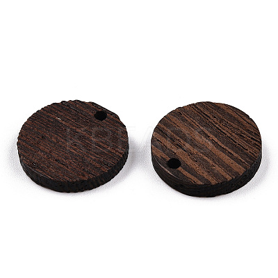 Natural Wenge Wood Pendants WOOD-T023-29B-01-1