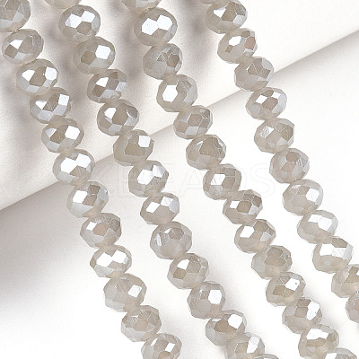 Electroplate Glass Beads Strands LS-EGLA-A034-J8mm-A15-1