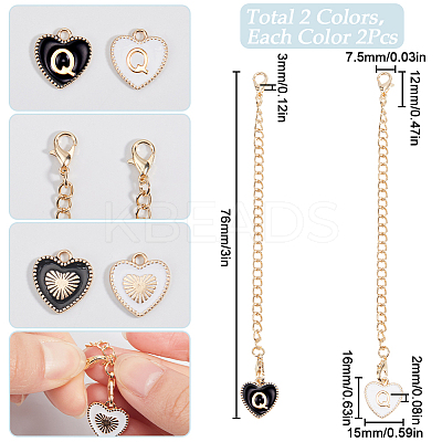 2 Sets Alloy Enamel Cup Pendant Decorations HJEW-SC0001-56Q-1