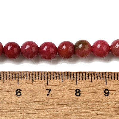 Dyed Natural Malaysia Jade Beads Strands G-G021-02A-15-1