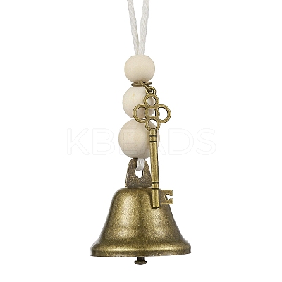 Iron Bell Hanging Ornaments HJEW-JM02523-1