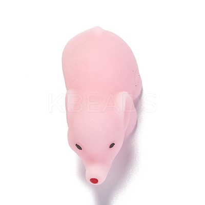 Elephant Shape Stress Toy AJEW-H125-18-1