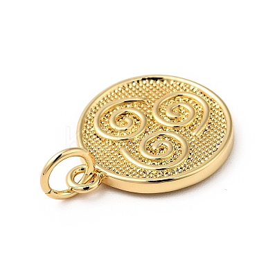 Rack Plating Brass Pendants KK-H431-39G-A-1