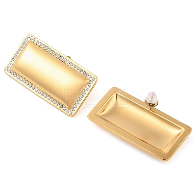 304 Stainless Steel Stud Earrings EJEW-Z063-07G-02-1