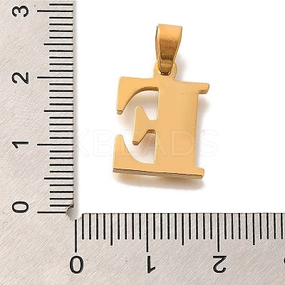 Ion Plating(IP) 304 Stainless Steel Rhinestone Pendants STAS-U035-01G-E-1
