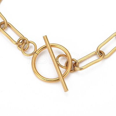 304 Stainless Steel Paperclip Chain Bracelets LS-STAS-P001-59G-1
