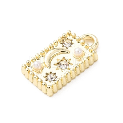 Alloy Rhinestone Charms RB-CBA7F7E-07G-1
