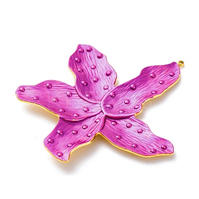 304 Stainless Steel Enamel Big Pendants STAS-S163-04B-G-1