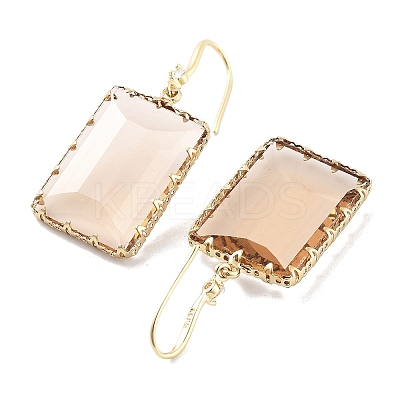 Glass Dangle Earrigns EJEW-Q800-26A-KCG-1