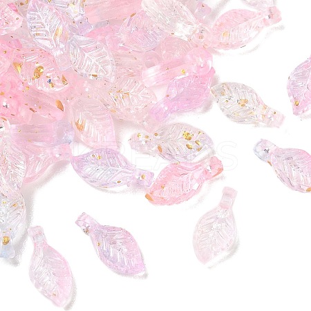 Transparent Acrylic and Gold Foil Pendants AC-CBAF9C1-04A-04-1