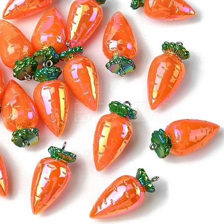 AB Color Resin Pendants RESI-CJC0011-48I-1