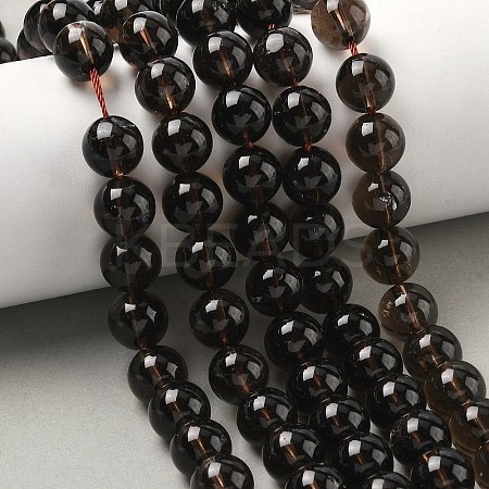 Natural Smoky Quartz Beads Strands LS-G-C265-A01-10mm-01-1