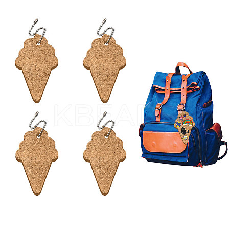 4Pcs Cork Pendant Decoration KEYC-PB0001-02B-1