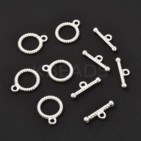 Tibetan Style Toggle Clasps X-K093H021-1