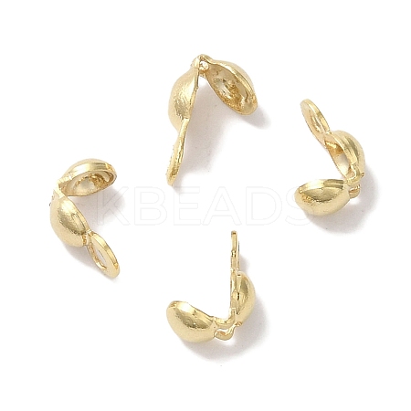 Brass Bead Tips KK-K383-06A-G-1